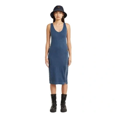 Abbildung von G STAR Etuikleid, Damen, Größe: Large, Mid blue gd