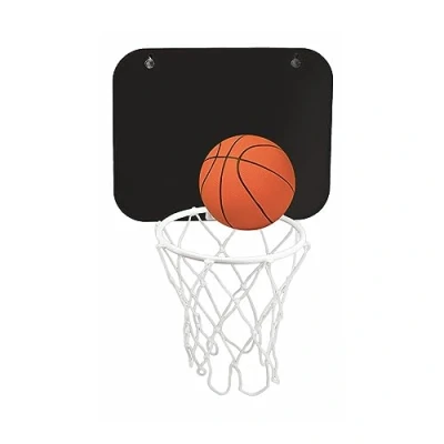 Abbildung von Mini Basketballkorb Büro oder WC Geschenk (schwarzer Hintergrund)