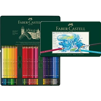 Abbildung von FABER CASTELL 117560 Aquarellstift Albrecht Dürer, 60er Blechetui