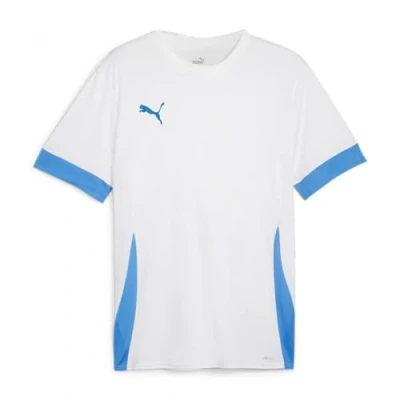 Abbildung von puma Unisex Teamgoal Matchday Jr Fußballtrikot, White Black Ignite Blue, 128 EU