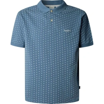 Abbildung von Pepe Jeans Poloshirt, Herren, Größe: Large, Steel blue