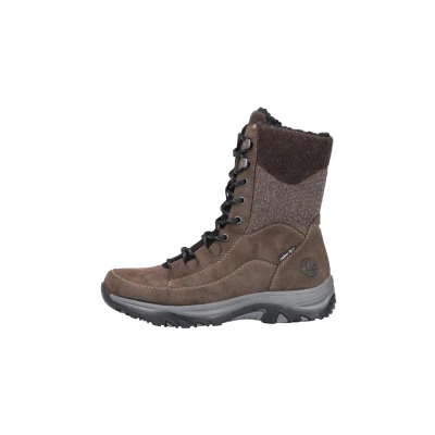 Abbildung von Rieker Damen Schnürstiefeletten M9640, Frauen Stiefeletten, lose Einlage, wasserabweisend, riekerTEX,halbstiefel,braun (26),39 EU / 6 UK