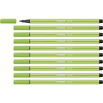 Abbildung von Premium Filzstift STABILO Pen 68 10er Pack hellgrün