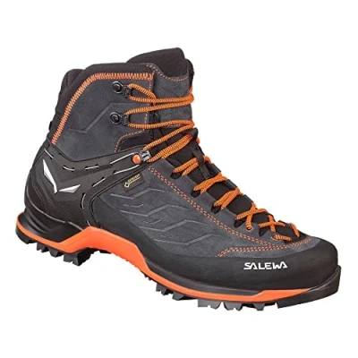 Abbildung von Salewa MTN Trainer MID GTX Alpin/Bergstiefel, Herren, Größe: 42.5, Asphalt/fluo orange Schuhe