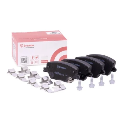 Abbildung von BREMBO P 23 170 Bremsbelagsatz mit akustischer Verschleißwarnung Bremssattelschrauben Zubehör FIAT: Tipo Saloon, Estate, Hatchback