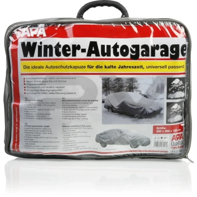 Abbildung von APA 16116 Fahrzeugabdeckung Vollgarage XL 200 500 silber