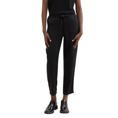 Abbildung von TOM Tailor Denim Stoffhose, Damen, Größe: XS, Deep black
