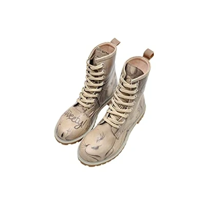 Abbildung von DOGO WB Vegane Damen Boots Stiefeletten Tweety Sketch 38