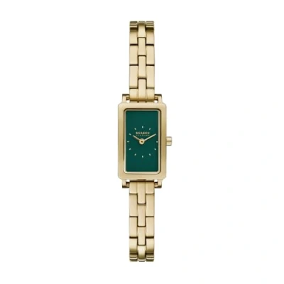 Abbildung von Skagen Hagen Micro Uhr goldcoloured, Damen, Größe: One Size, Gold coloured