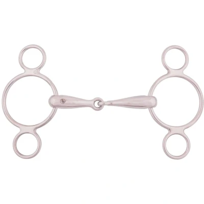 Abbildung von BR einfach geochene 4 Ringtrense 18mm RVS 13,5cm