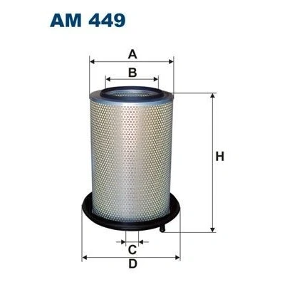 Abbildung von FILTRON AM 449 Luftfilter 475 302 Filtereinsatz