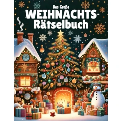 Abbildung von Das Große Weihnachtsrätselbuch: Frohe Weihnachten! Mit liebevoll gestalteten Rätseln von leicht bis schwer I Kreuzworträtseln, Sudokus, Wortsuchen, Labyrinthe