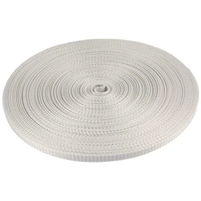 Abbildung von Gurtband 14mm Breite Farbe grau 50m Rolle Rolladengurt für Rolladen [50m14grau]