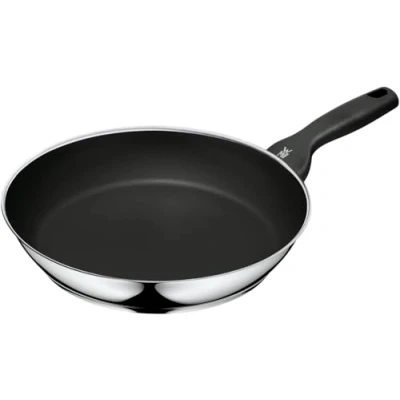 Abbildung von WMF Ceradur Profi Bratpfanne Induktion 28 cm, Keramikpfanne, Cromargan Edelstahl beschichtet, Keramikbeschichtung, Kunststoffgriff