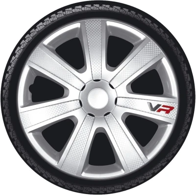Abbildung von AutoStyle PP 5155 Radblenden 15Zoll silber/carbon