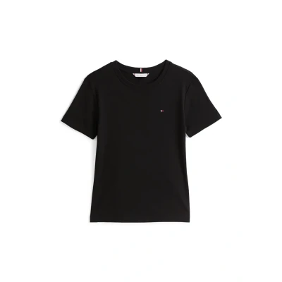 Abbildung von Tommy Hilfiger NEW SLIM CODY Tshirt print, Damen, Größe: XXS, Black