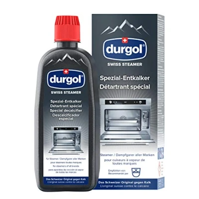 Abbildung von durgol swiss Steamer Spezial Entkalker Kalkentferner für bzw. Dampfgarer aller Marken 1x500ml