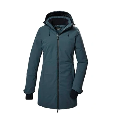 Abbildung von killtec Damen Funktionsparka/Parka mit Kapuze KOW 307 WMN PRK, hellpetrol, 46, 41821 000
