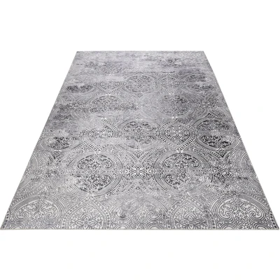 Abbildung von Wecon home Teppich »Grace«, rechteckig, 6 mm Höhe, Vintage Look, Used moderner Kurzflor, Wohnzimmer