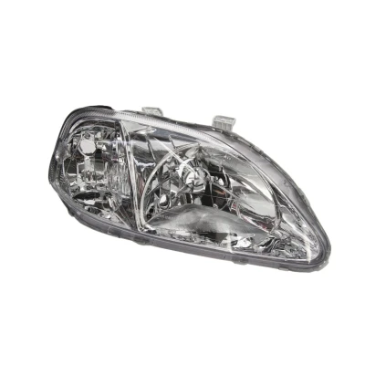 Abbildung von ABAKUS 217 1127R LD EM Scheinwerfer rechts H4 glasklar mit Blinklicht ohne Stellmotor für LWR P43t HONDA: CIVIC 6 Aerodeck, Fastback