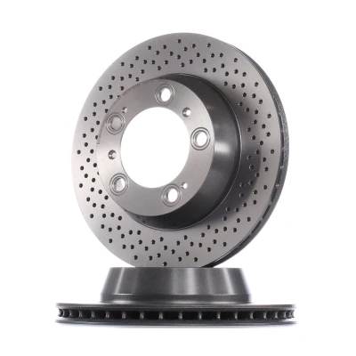 Abbildung von BREMBO COATED DISC LINE 09.8890.21 Bremsscheibe 299 24 5 gelocht/innenbel. beschichtet hochgekohlt PORSCHE: Boxster