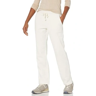 Abbildung von Amazon Essentials Damen Jogginghose aus Fleece mit geradem Bein (in großen Größen erhältlich), Haferbeige Meliert, L