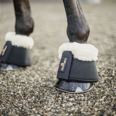 Abbildung von Kentucky Horsewear Hufglocken Sheepskin Schwarz L