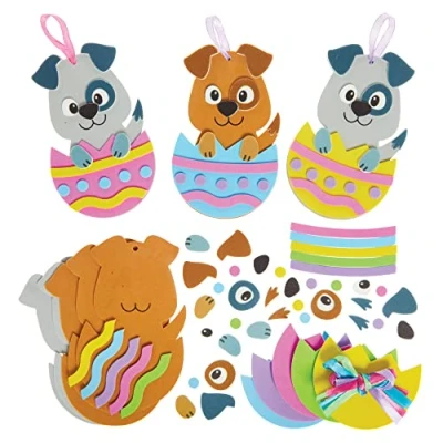 Abbildung von Baker Ross FX541 Oster Donut Bausätze 8er Pack, Schaumstoff Osterdekoration für Kinder