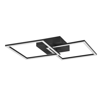 Abbildung von Reality Leuchten LED Deckenleuchte Trail R64492132, Metall Schwarz matt, inkl. 20 Watt
