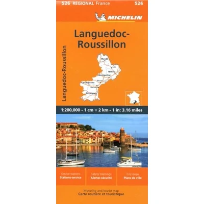 Abbildung von Michelin Regional France Languedoc Roussillon Map (The Maps, 526)
