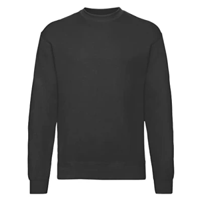 Abbildung von Fruit of the Loom Herren Set In Sweat Sweatshirt, Schwarz (36 schwarz), X Large