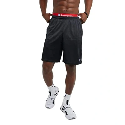 Abbildung von Champion Herren shorts Lange Netz mit Taschen, Schwarz, L