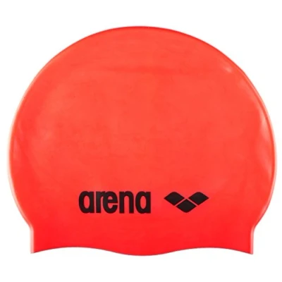 Abbildung von arena Classic Unisex Silikon Badekappe, Schwimmkappe für Frauen und Männer, Badekappe mit Verstärktem Rand, Weiche Strapazierfähige