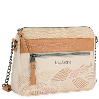 Abbildung von Lois Handtasche Damen Umhängetasche Klein &amp; Stilvoll Crossbody Bag Damen, Beig