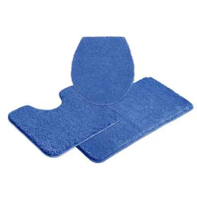 Abbildung von my home Badematte »Inga, Badezimmer Teppich, Badvorleger« Höhe 20 mm rutschhemmend beschichtet fußbodenheizungsgeeignet schnell trocknend strapazierfähig Badteppich, unifarben, weich, als halbrund und rechteckig erhältlich