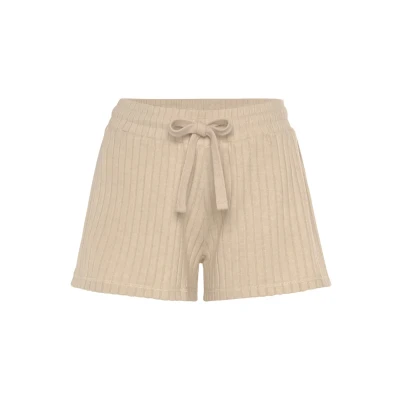 Abbildung von Lascana Nachtwäsche Hose, Damen, Größe: 32/34, Sand melange