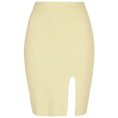 Abbildung von Urban Classics Bleistiftrock, Damen, Größe: Large, Softyellow
