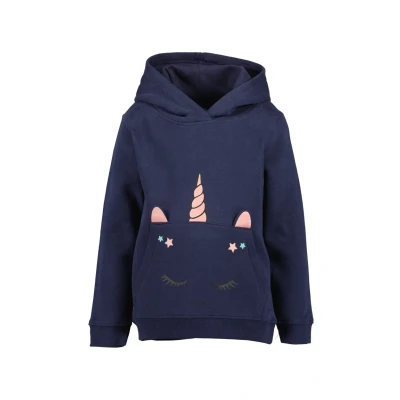 Abbildung von Blue Seven Kapuzenpullover für Kinder, Größe: 128, Ultramarin