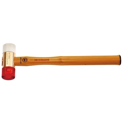 Abbildung von FACOM Plastikhammer Mittelstk.mit Hickory Stiel,leicht Serieincl.Aufsatz EB.25 U.EC.25, 1 Stück, 207A.25CB