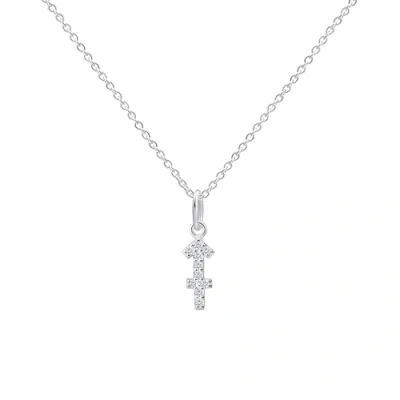 Abbildung von Amberta Damen Kette Sternzeichen mit Zirkonia aus 925 Sterlingsilber Halskette Silber Sternzeichen: Jungfrau