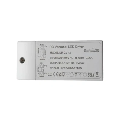 Abbildung von Dimmbarer LED Trafo 12V DC 1 12 Watt Netzteil dimmbar Treiber Transformator für Dimmer G4 MR16 GU5.3 (12.00)