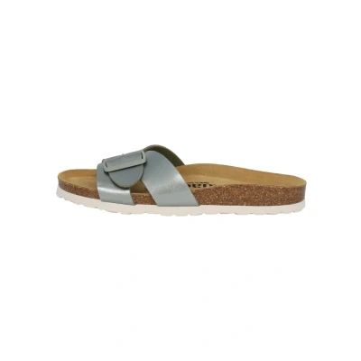 Abbildung von Palado Tinos Pantolette flach, Damen, Größe: 37, Grün metallic Schuhe
