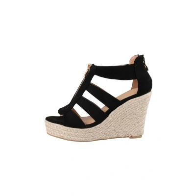 Abbildung von Elara Plateausandalette, Damen, Größe: 41, Schwarz Schuhe