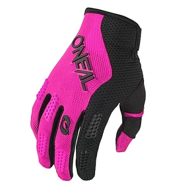 Abbildung von O&#039;NEAL Fahrrad &amp; Motocross Handschuhe MX MTB FR Downhill Passform, Luftdurchlässiges Material Elements Women Glove RACEWEAR V.24 Erwachsene Schwarz Pink Größe S