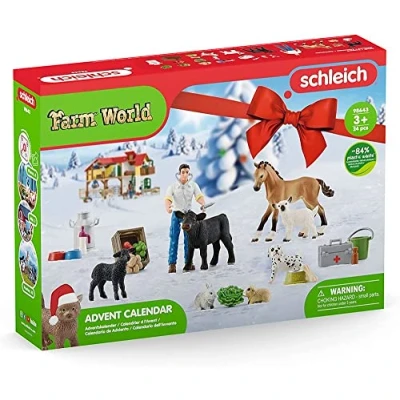 Abbildung von Schleich FARM World Advent Calendar FW Minispielzeug für Kinder, Größe: One Size, Multi coloured