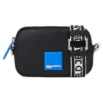 Abbildung von Karl Lagerfeld Jeans BOX LOGO Camera BAG Unisex Umhängetasche, Größe: One Size, Black