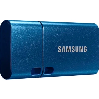 Abbildung von Samsung USB Stick, C, 256 GB, 400 MB/s Lesen, 110 Schreiben, 3.1 Flash Drive für Notebooks, Tablets und Smartphones, Blue, MUF 256DA/APC