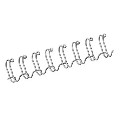 Abbildung von Fellowes Drahtbinderücken A4, 8mm, silber, 100 Stück, 54451