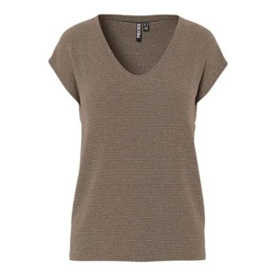 Abbildung von PIECES Pcbillo Tee Lurex Stripes Noos Bc
