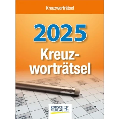 Abbildung von Kreuzworträtsel 2025: Tages Abreisskalender mit einem neuen für jeden Tag I Aufstellbar 12 x 16 cm